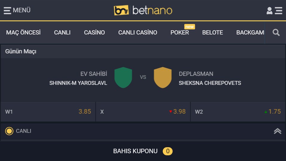 BETNANO GUNCEL ADRESI