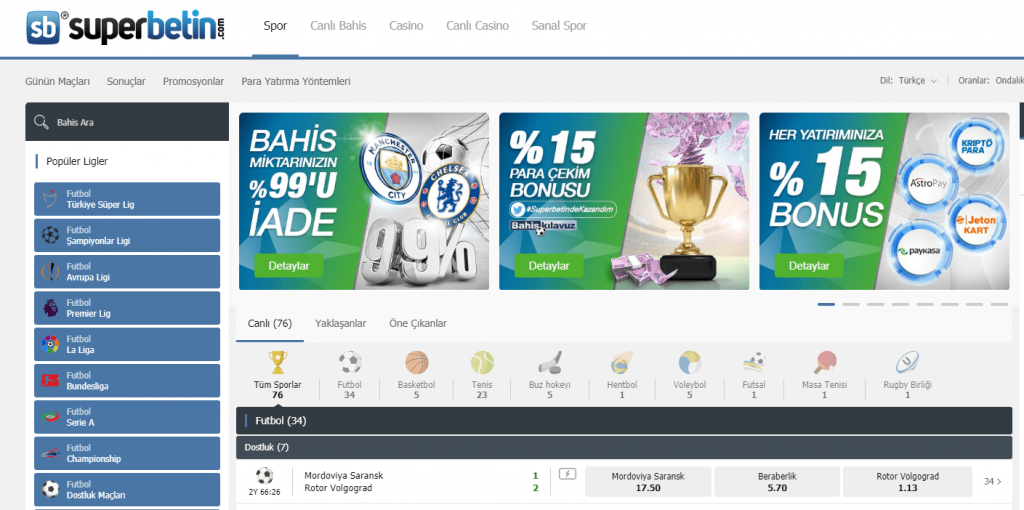 SUPERBETIN MOBIL