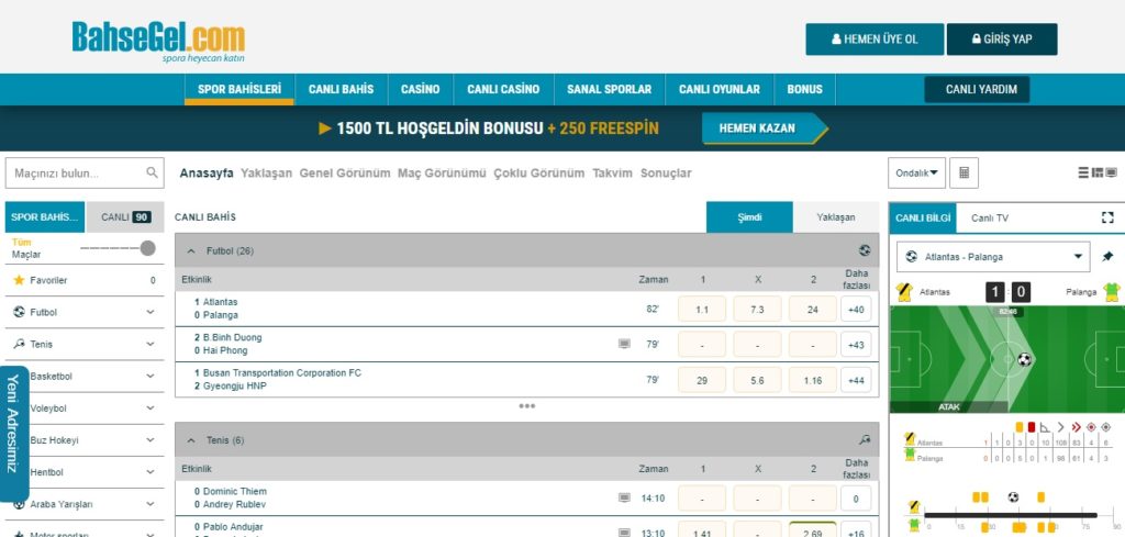 Bahsegel Canli Bahis
