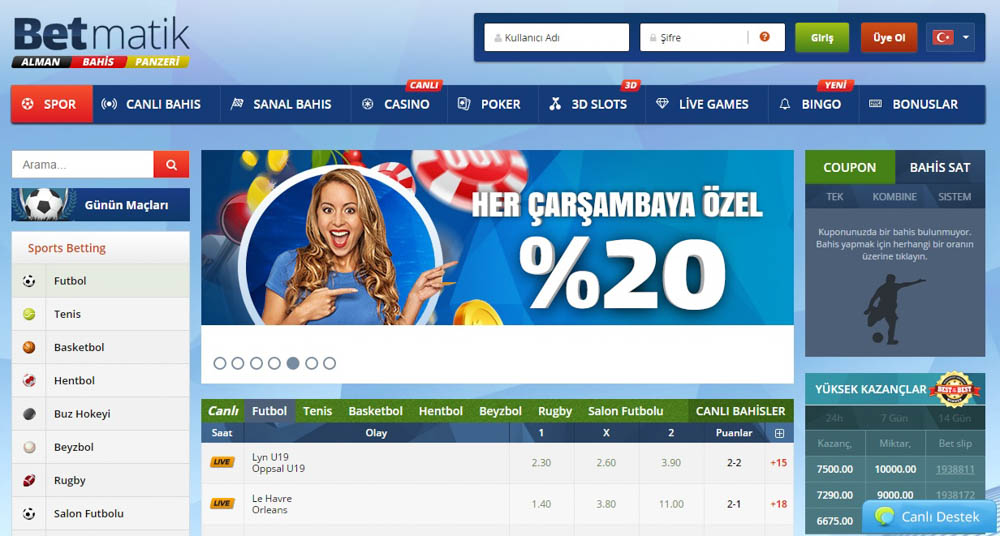 Betmatik Canli Bahis