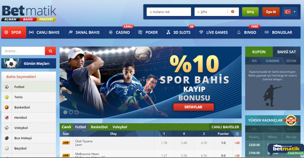 Betmatik Canli Bahis