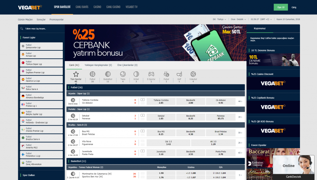 Vegabet Bahis
