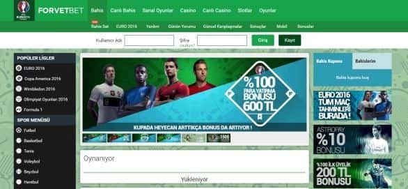 Forvetbet Canli Bahis
