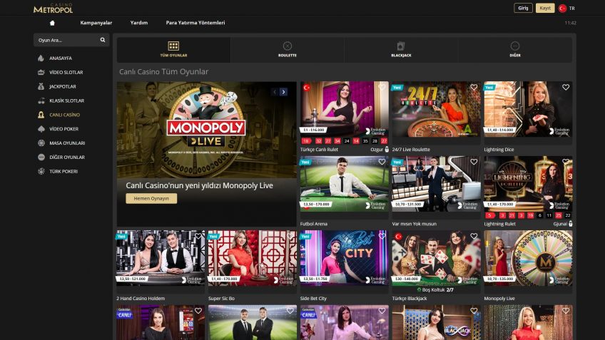 Casinometropol Giriş