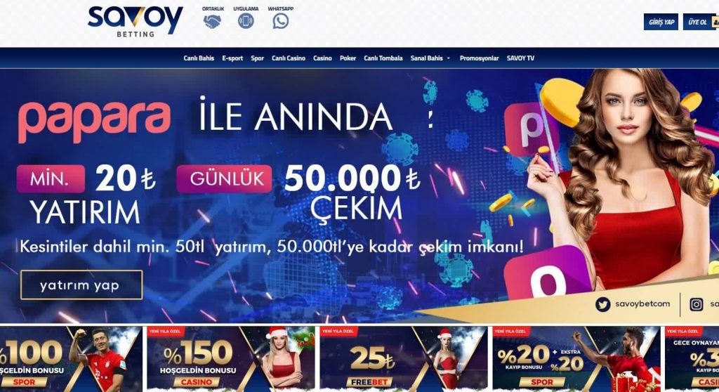 Savoybetting Kayit